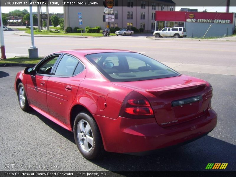 Crimson Red / Ebony 2008 Pontiac Grand Prix Sedan