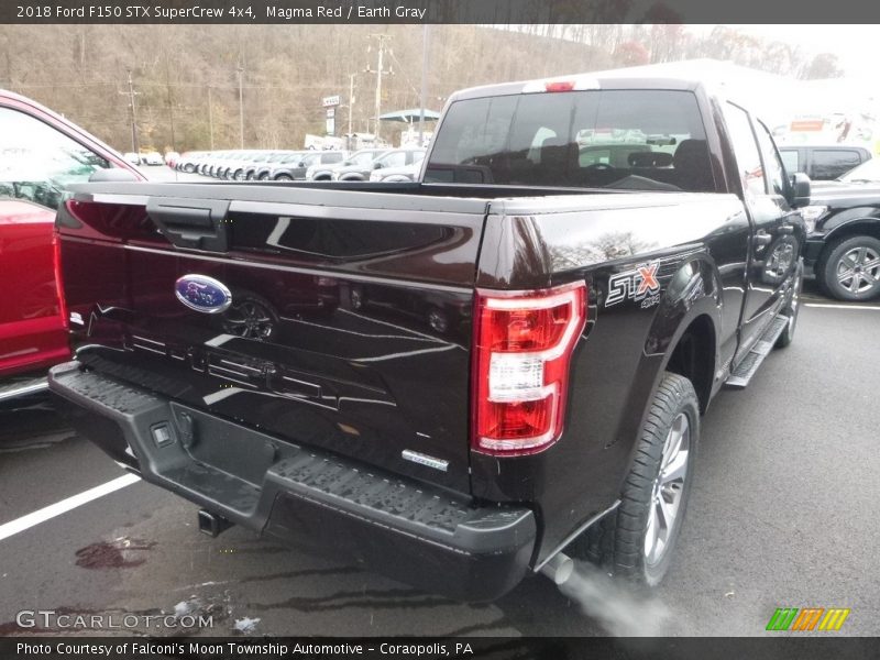 Magma Red / Earth Gray 2018 Ford F150 STX SuperCrew 4x4