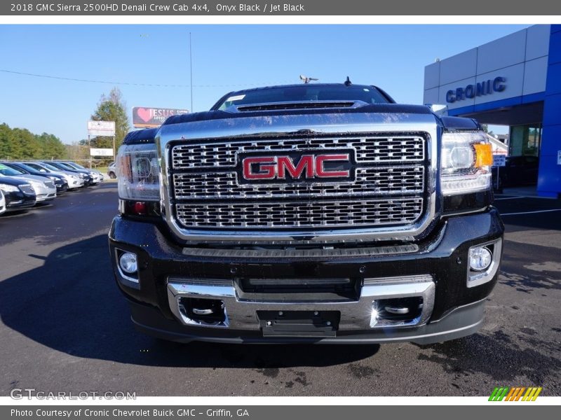 Onyx Black / Jet Black 2018 GMC Sierra 2500HD Denali Crew Cab 4x4