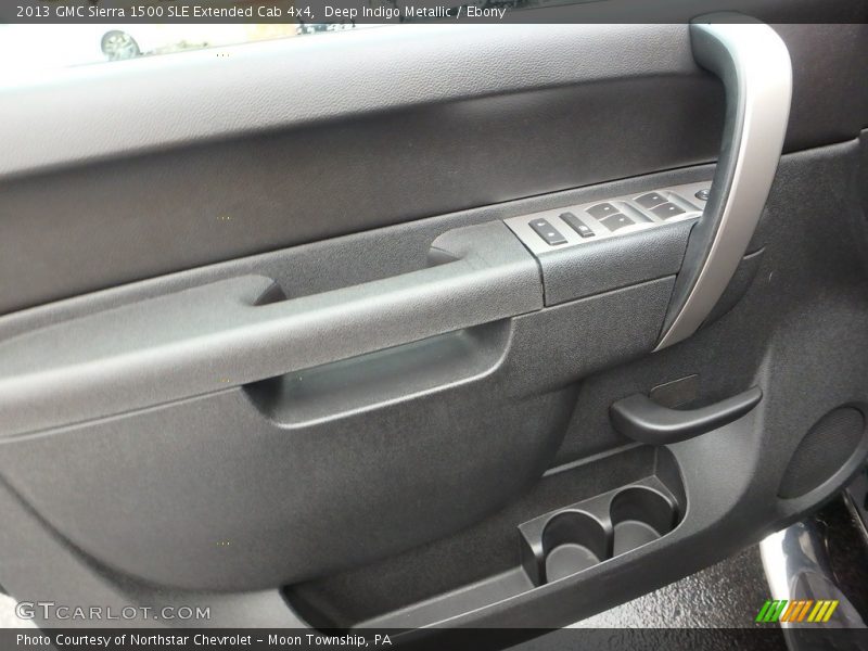 Deep Indigo Metallic / Ebony 2013 GMC Sierra 1500 SLE Extended Cab 4x4