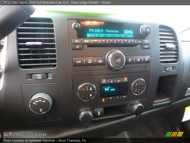 Deep Indigo Metallic / Ebony 2013 GMC Sierra 1500 SLE Extended Cab 4x4