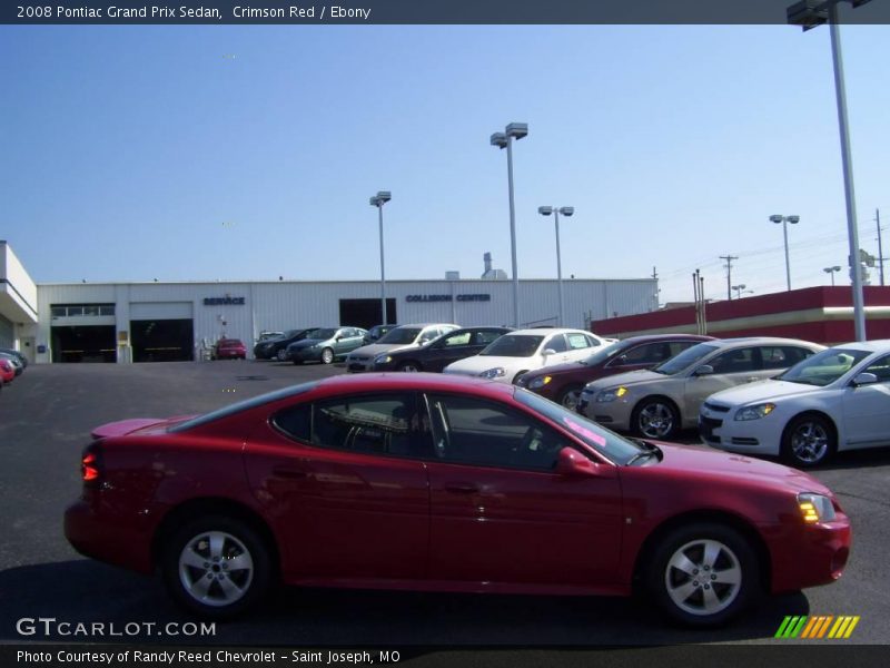 Crimson Red / Ebony 2008 Pontiac Grand Prix Sedan