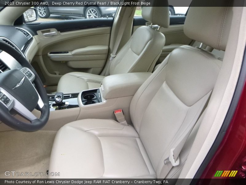 Deep Cherry Red Crystal Pearl / Black/Light Frost Beige 2013 Chrysler 300 AWD
