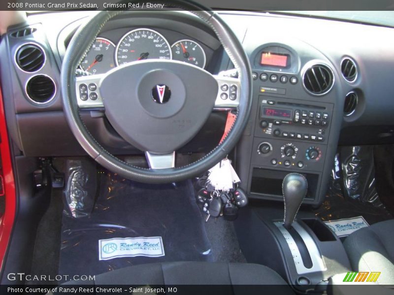 Crimson Red / Ebony 2008 Pontiac Grand Prix Sedan