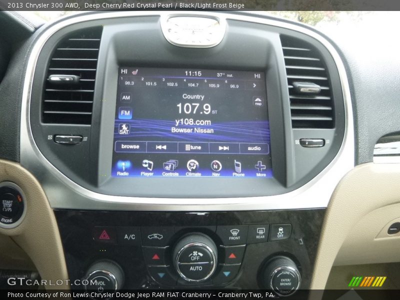 Deep Cherry Red Crystal Pearl / Black/Light Frost Beige 2013 Chrysler 300 AWD