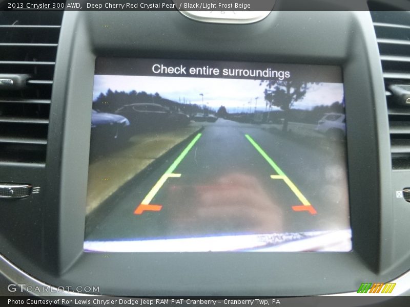 Deep Cherry Red Crystal Pearl / Black/Light Frost Beige 2013 Chrysler 300 AWD