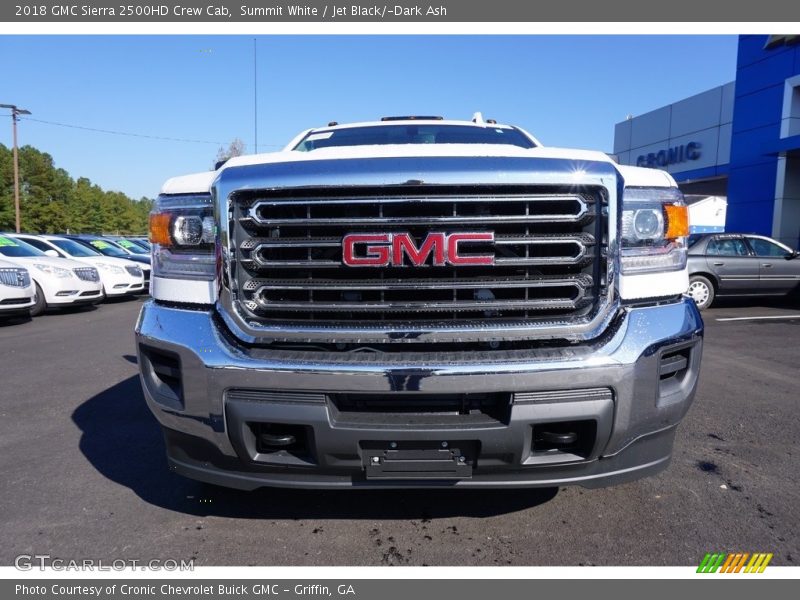 Summit White / Jet Black/­Dark Ash 2018 GMC Sierra 2500HD Crew Cab