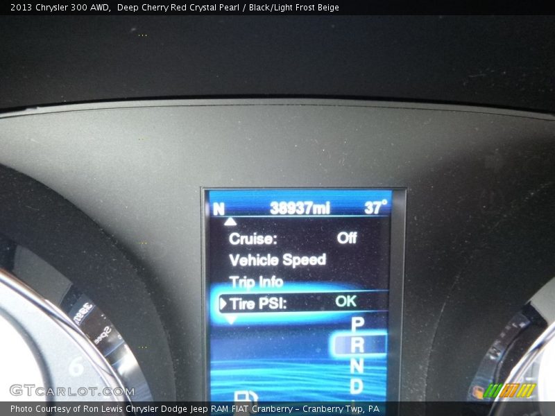 Deep Cherry Red Crystal Pearl / Black/Light Frost Beige 2013 Chrysler 300 AWD