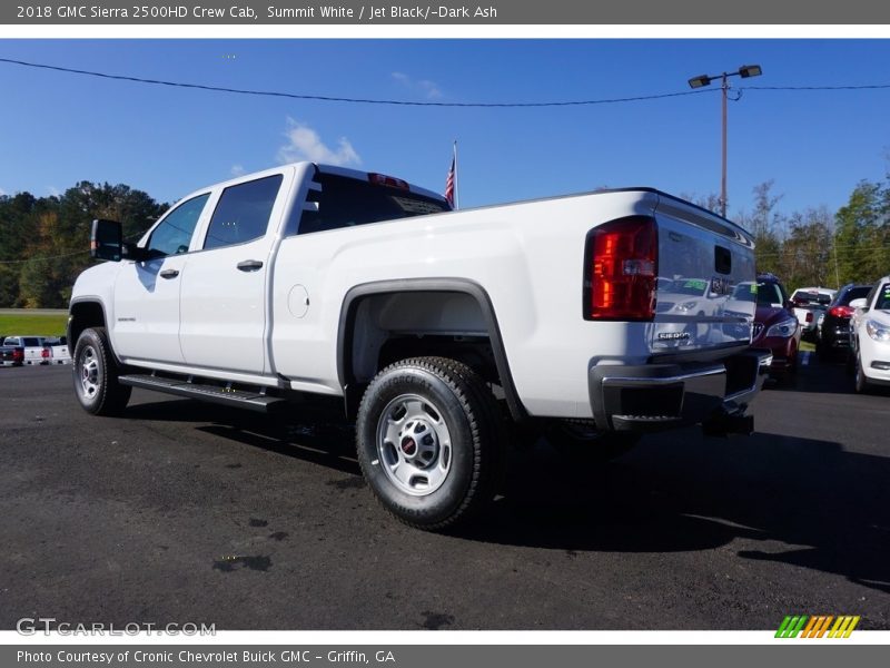 Summit White / Jet Black/­Dark Ash 2018 GMC Sierra 2500HD Crew Cab