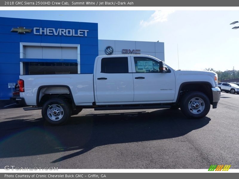 Summit White / Jet Black/­Dark Ash 2018 GMC Sierra 2500HD Crew Cab