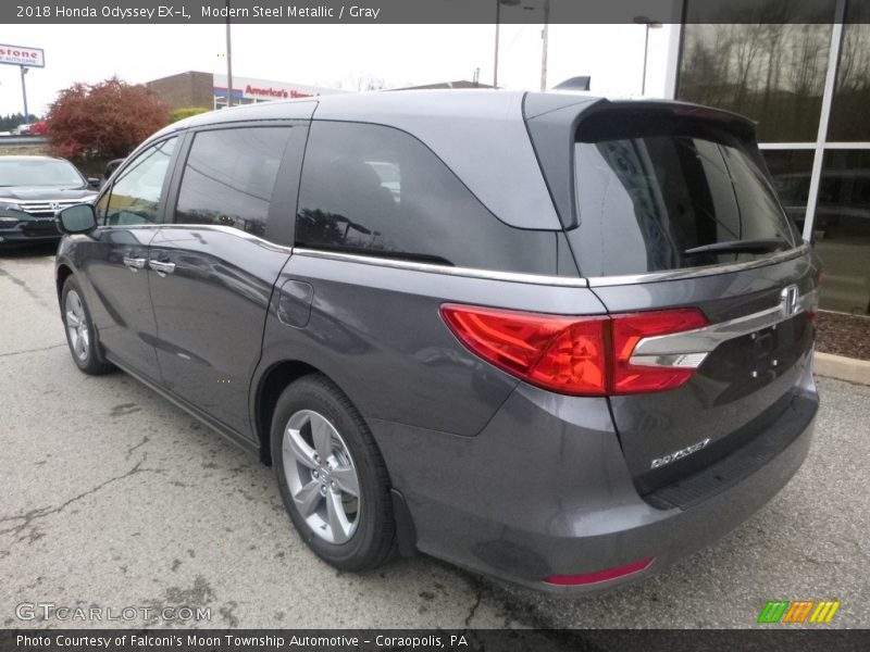 Modern Steel Metallic / Gray 2018 Honda Odyssey EX-L