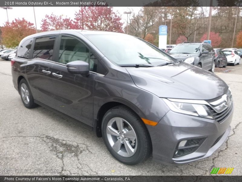 Modern Steel Metallic / Gray 2018 Honda Odyssey EX-L