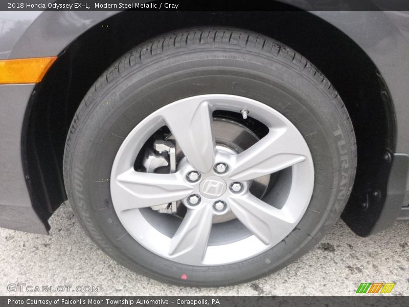Modern Steel Metallic / Gray 2018 Honda Odyssey EX-L