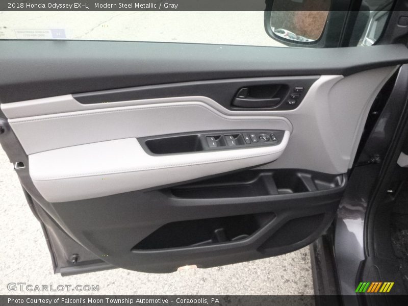 Modern Steel Metallic / Gray 2018 Honda Odyssey EX-L