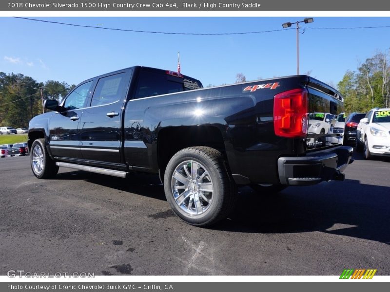 Black / High Country Saddle 2018 Chevrolet Silverado 1500 High Country Crew Cab 4x4