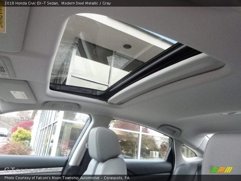Sunroof of 2018 Civic EX-T Sedan