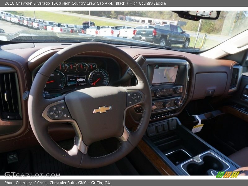 Black / High Country Saddle 2018 Chevrolet Silverado 1500 High Country Crew Cab 4x4