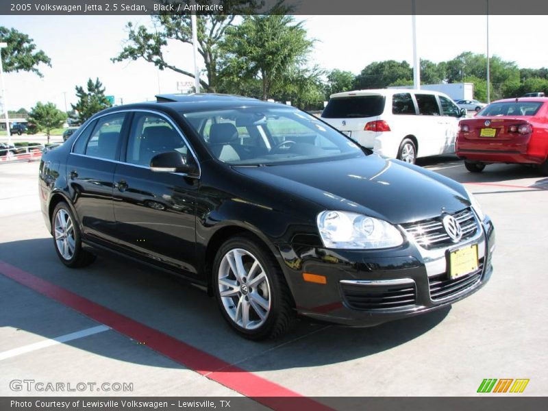 Black / Anthracite 2005 Volkswagen Jetta 2.5 Sedan