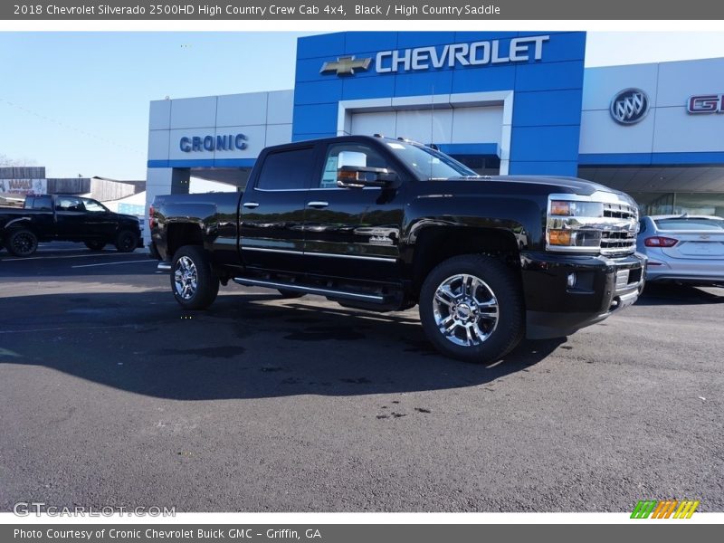 Black / High Country Saddle 2018 Chevrolet Silverado 2500HD High Country Crew Cab 4x4