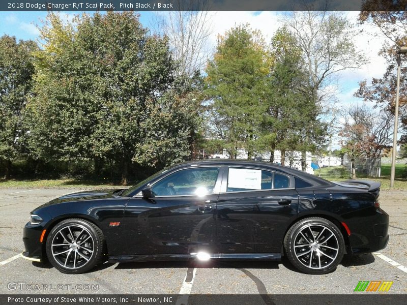 Pitch Black / Black 2018 Dodge Charger R/T Scat Pack
