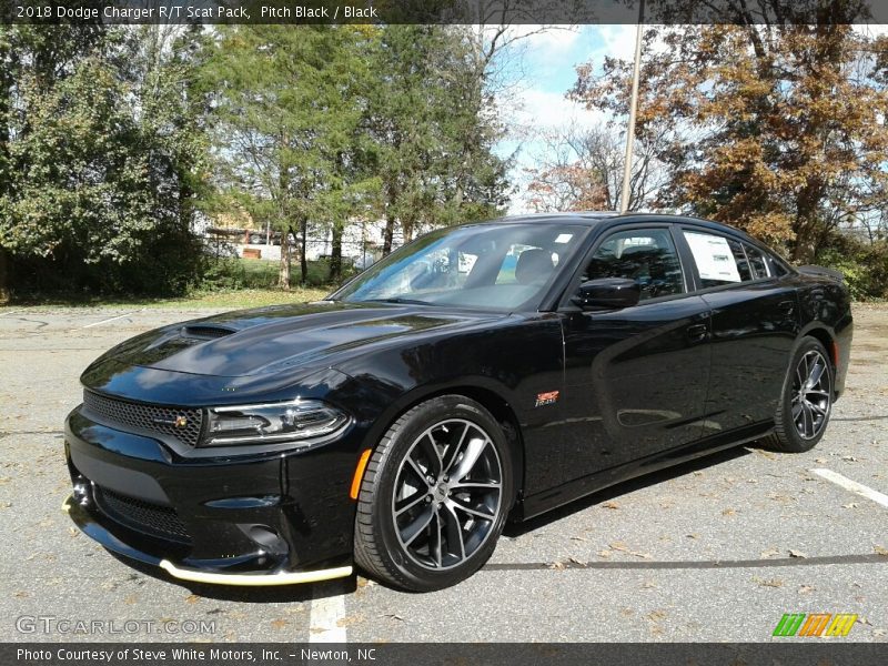 Pitch Black / Black 2018 Dodge Charger R/T Scat Pack