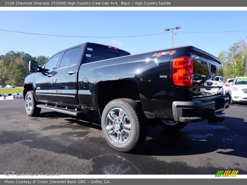 Black / High Country Saddle 2018 Chevrolet Silverado 2500HD High Country Crew Cab 4x4