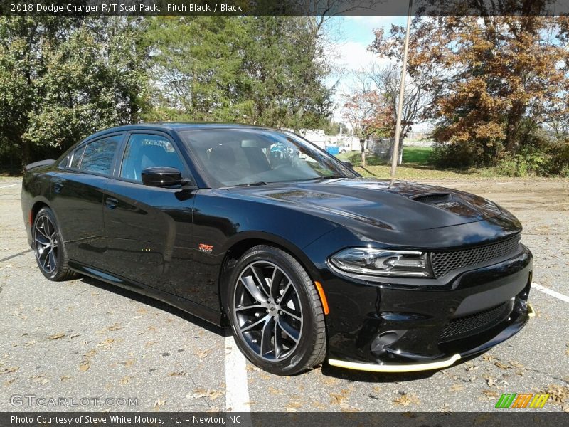 Pitch Black / Black 2018 Dodge Charger R/T Scat Pack