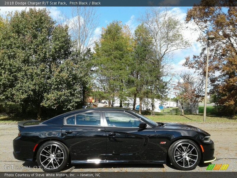 Pitch Black / Black 2018 Dodge Charger R/T Scat Pack