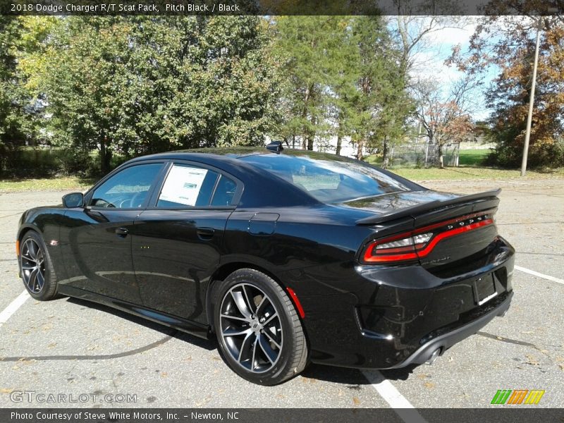 Pitch Black / Black 2018 Dodge Charger R/T Scat Pack
