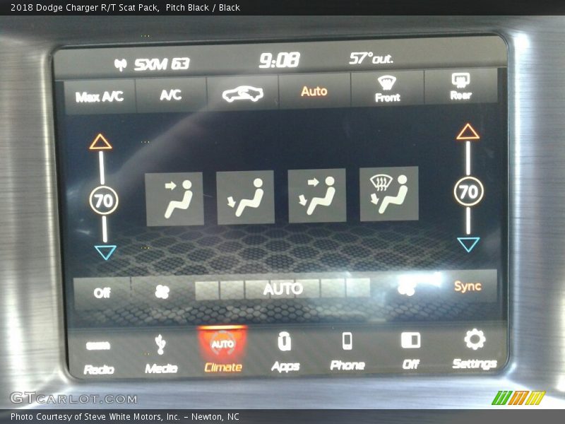 Pitch Black / Black 2018 Dodge Charger R/T Scat Pack