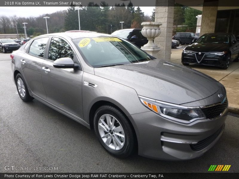 Titanium Silver / Black 2018 Kia Optima LX