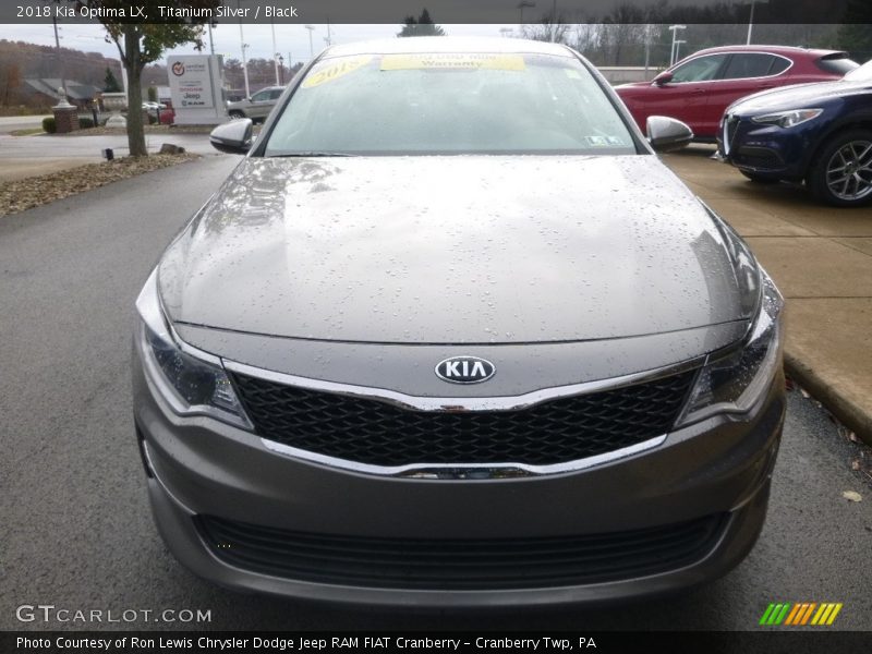 Titanium Silver / Black 2018 Kia Optima LX