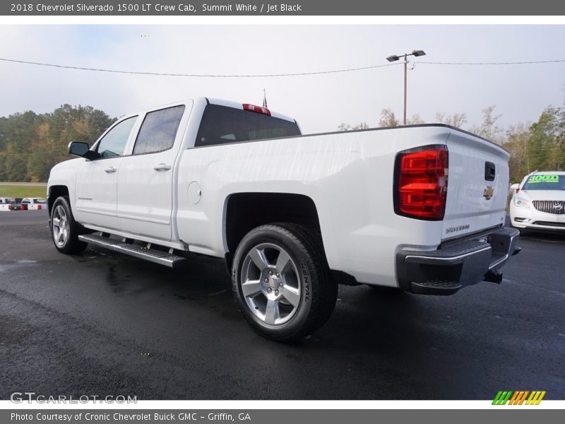 Summit White / Jet Black 2018 Chevrolet Silverado 1500 LT Crew Cab