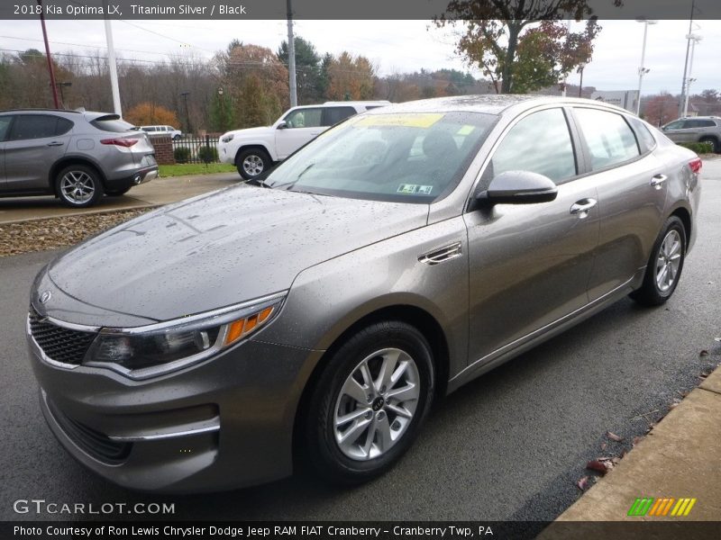 Titanium Silver / Black 2018 Kia Optima LX