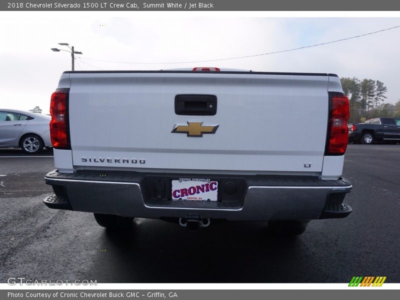 Summit White / Jet Black 2018 Chevrolet Silverado 1500 LT Crew Cab