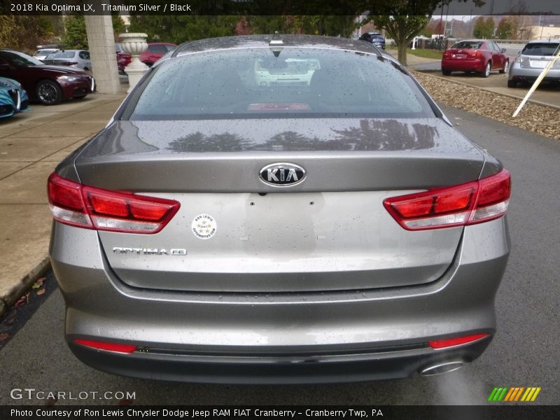 Titanium Silver / Black 2018 Kia Optima LX