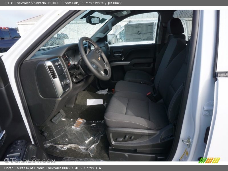 Summit White / Jet Black 2018 Chevrolet Silverado 1500 LT Crew Cab