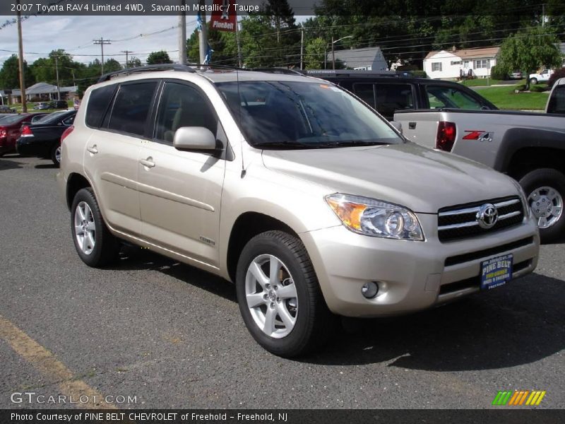 Savannah Metallic / Taupe 2007 Toyota RAV4 Limited 4WD