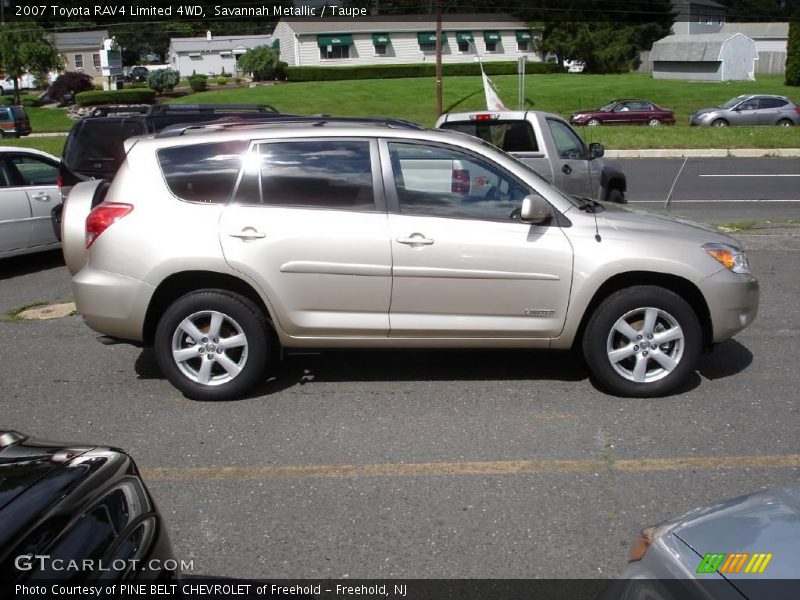 Savannah Metallic / Taupe 2007 Toyota RAV4 Limited 4WD