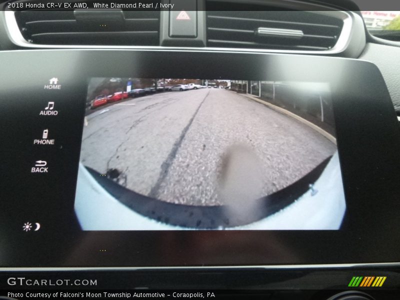 White Diamond Pearl / Ivory 2018 Honda CR-V EX AWD