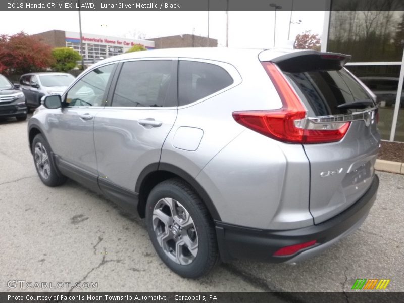 Lunar Silver Metallic / Black 2018 Honda CR-V EX-L AWD