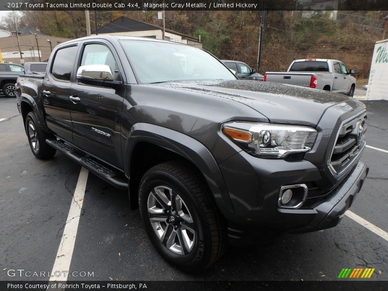 Magnetic Gray Metallic / Limited Hickory 2017 Toyota Tacoma Limited Double Cab 4x4
