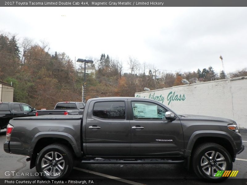 Magnetic Gray Metallic / Limited Hickory 2017 Toyota Tacoma Limited Double Cab 4x4