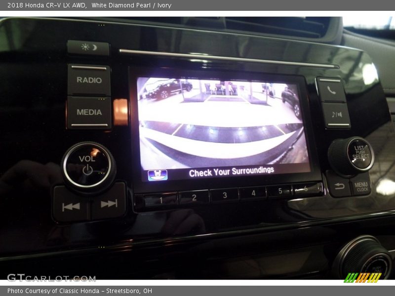 White Diamond Pearl / Ivory 2018 Honda CR-V LX AWD