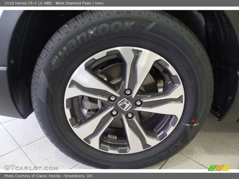 White Diamond Pearl / Ivory 2018 Honda CR-V LX AWD