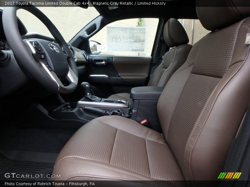 Magnetic Gray Metallic / Limited Hickory 2017 Toyota Tacoma Limited Double Cab 4x4