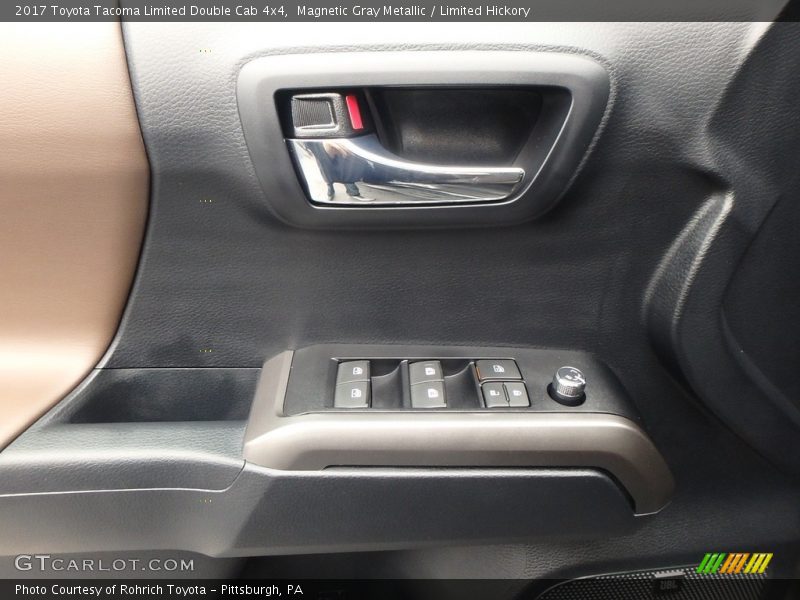 Magnetic Gray Metallic / Limited Hickory 2017 Toyota Tacoma Limited Double Cab 4x4