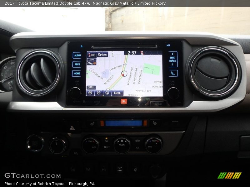 Magnetic Gray Metallic / Limited Hickory 2017 Toyota Tacoma Limited Double Cab 4x4