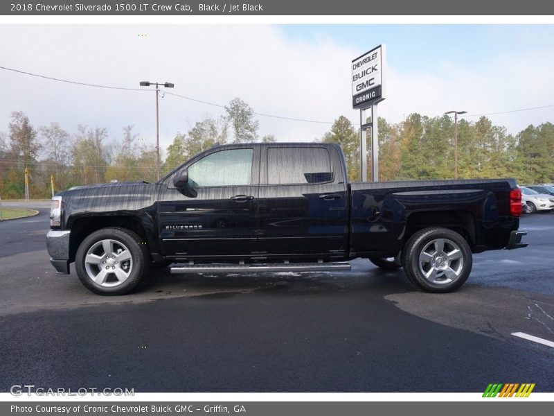 Black / Jet Black 2018 Chevrolet Silverado 1500 LT Crew Cab