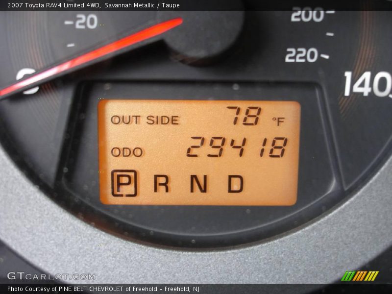 Savannah Metallic / Taupe 2007 Toyota RAV4 Limited 4WD